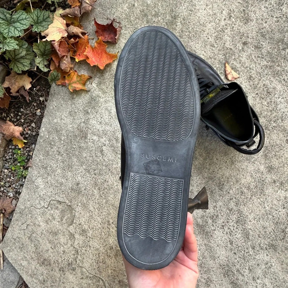 Buscemi Matte  Black 100mm sneakers, size 41 - Picture 9 of 10
